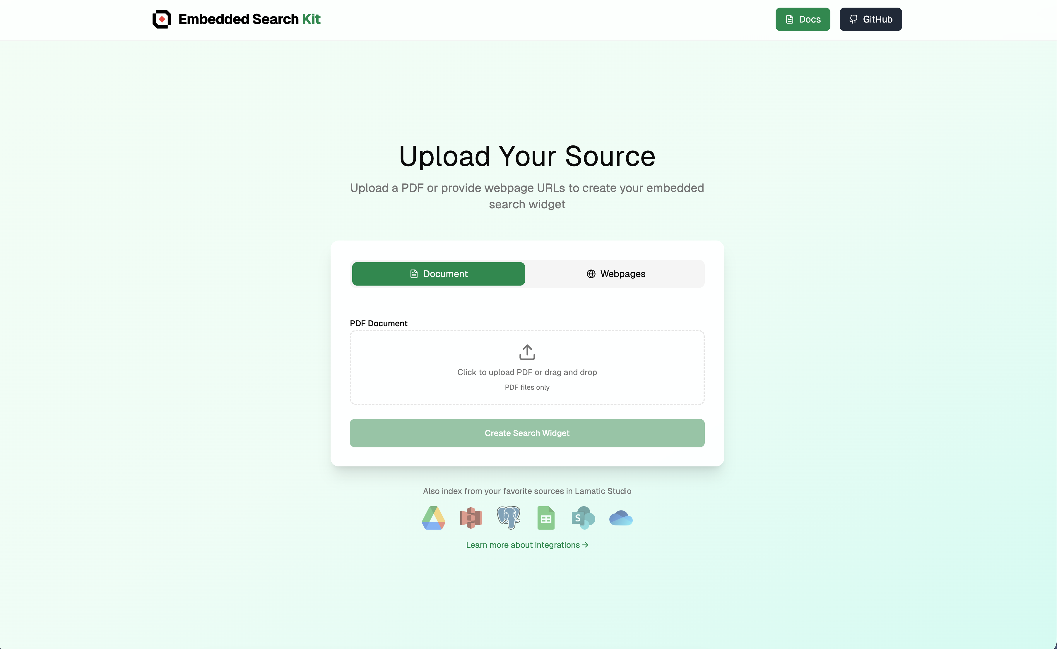 Agent Kit Embedded Search Screenshots 1