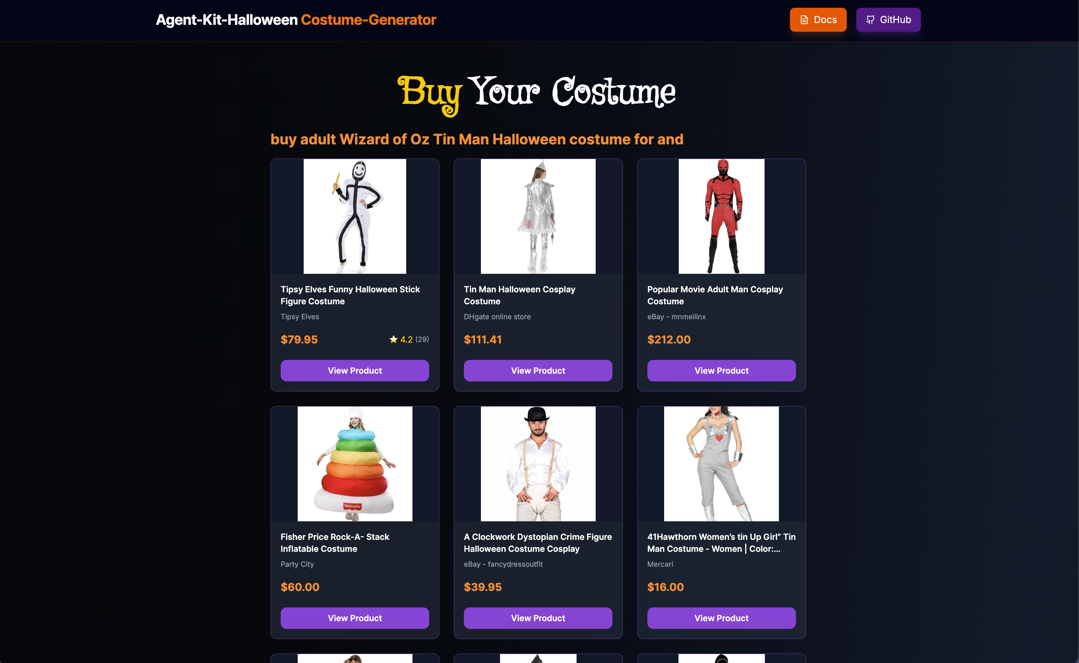 Agent Kit Halloween Costume Generator Screenshots 3