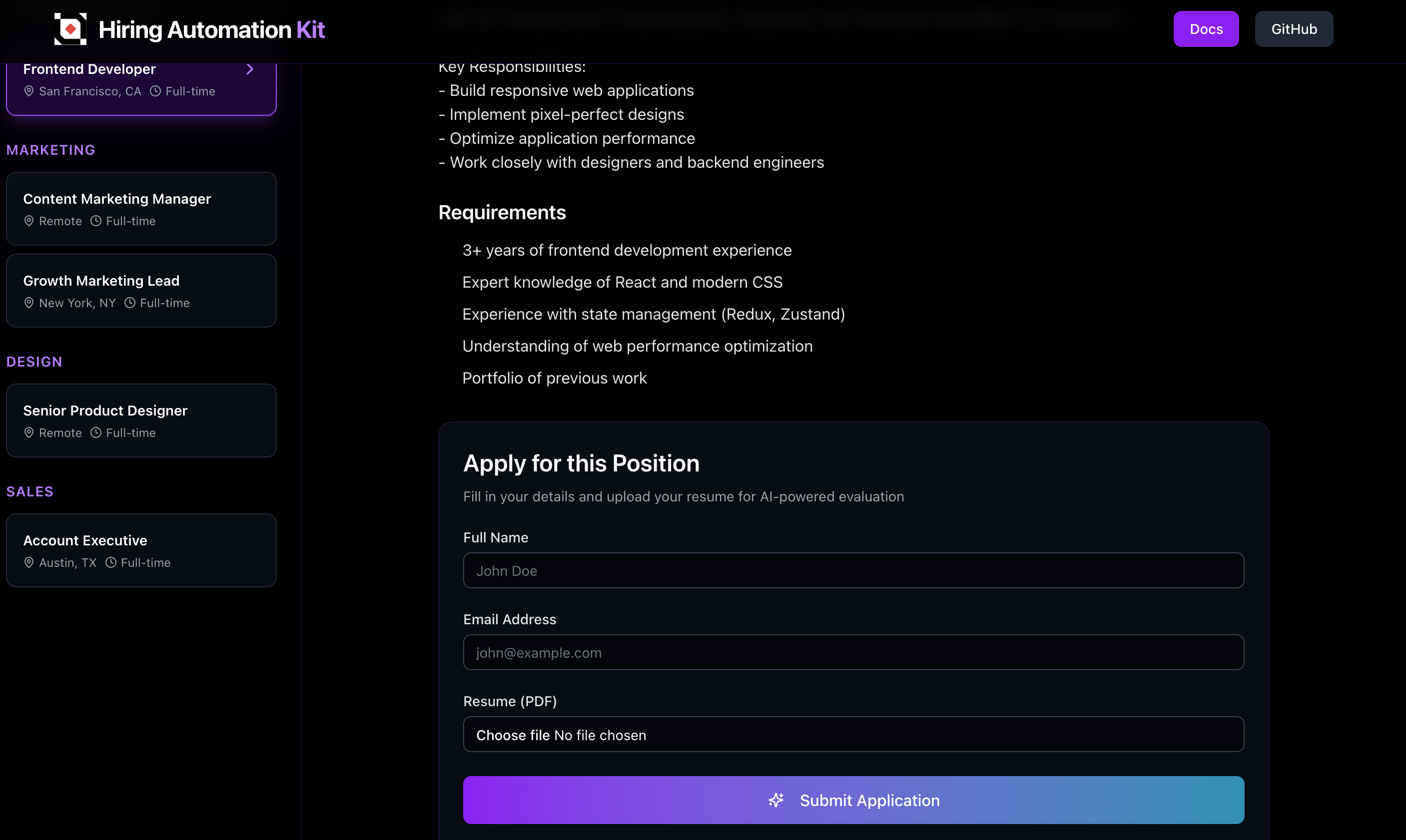 Agent Kit Hiring Screenshots 2